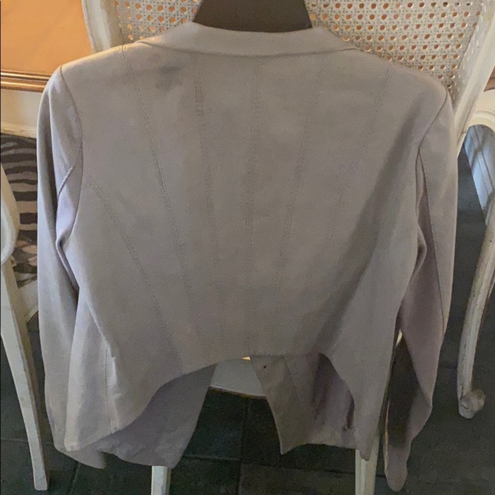 Leather crop jacket - Picture 2 of 5
